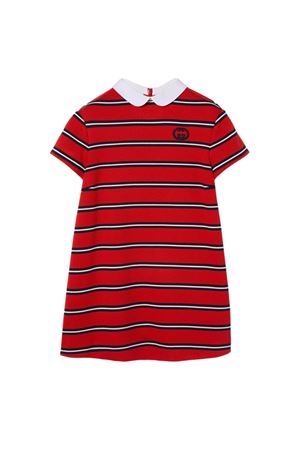 Abito a righe rosso GUCCI KIDS | 852176XJHR16193